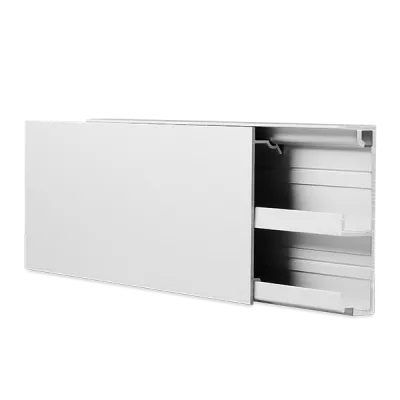 Скрытый плинтус с кабельканалом и крышкой Ликорн С-07.3.2 (3 метра)