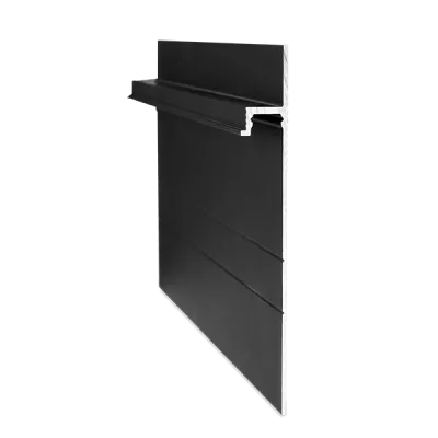 Скрытый плинтус / Теневой профиль Ликорн Чёрный С-04.2.3