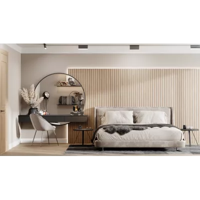 Реечная стеновая панель МДФ Ликорн Дуб янтарный натуральный