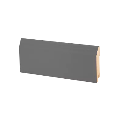 Плинтус напольный МДФ тёмно-серый К-26 Ликорн 80х16 мм