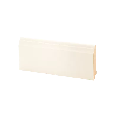Плинтус напольный МДФ кремовый К-26 Ликорн 80х16 мм