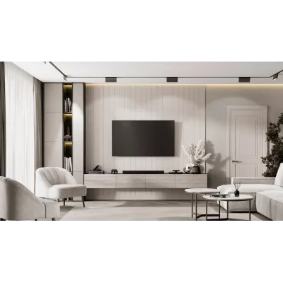 Скандинавская стеновая панель МДФ Ликорн кремовая матовая