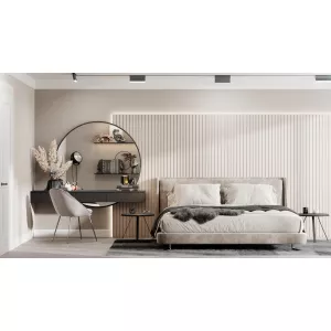 Реечная стеновая панель МДФ Ликорн Кремовая (магнолия) 65х16х2800 мм РП-1.16.2800