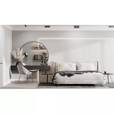 Реечная стеновая панель МДФ Ликорн белая матовая