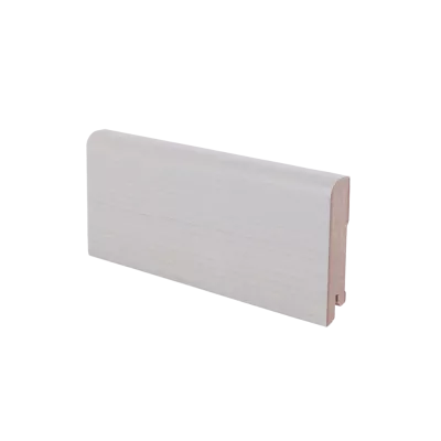 Плинтус напольный МДФ шпонированный К-02.80 серый Ликорн 80х16 мм