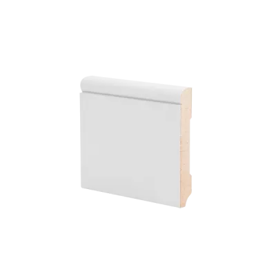 Плинтус напольный МДФ грунтованный под покраску Р 22.82.12 Ликорн 82 мм