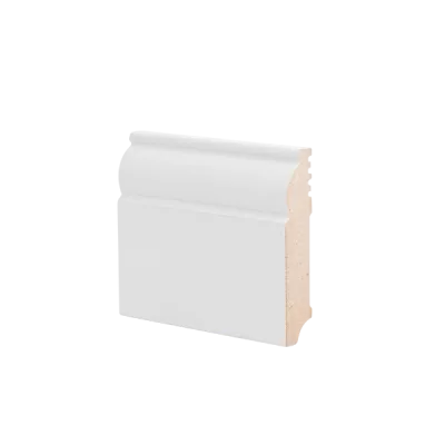 Плинтус напольный МДФ грунтованный под покраску Р 4.80.16 Ликорн 80 мм