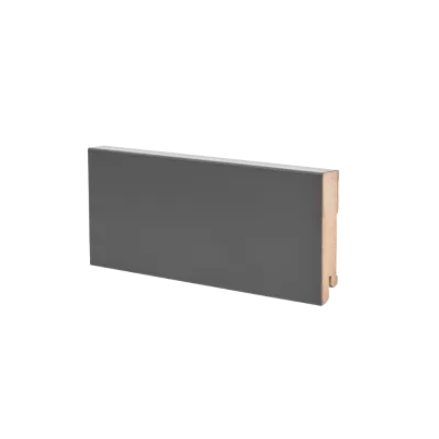 Плинтус напольный МДФ тёмно-серый К-06 Ликорн 80х16 мм