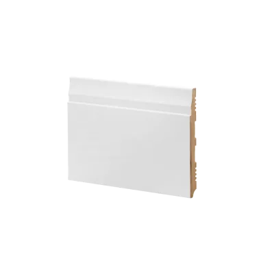 Плинтус напольный МДФ белый К-23 Ликорн 133х12 мм