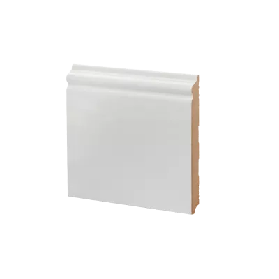 Плинтус напольный МДФ белый К-21 Ликорн 165х16 мм