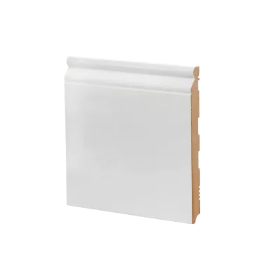 Плинтус напольный МДФ белый К-19 Ликорн 185х16 мм