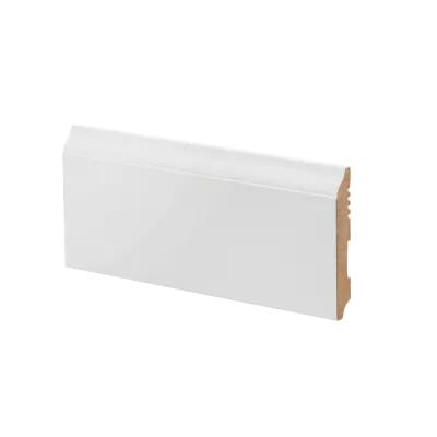 Плинтус напольный МДФ белый К-18 Ликорн 82х12 мм