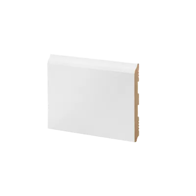 Плинтус напольный МДФ белый К-18 Ликорн 133х12 мм