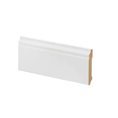 Плинтус напольный МДФ белый К-17 Ликорн 70х12 мм