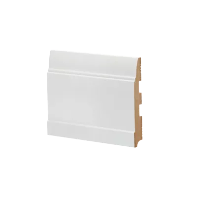 Плинтус напольный МДФ белый К-13 Ликорн 150х22 мм