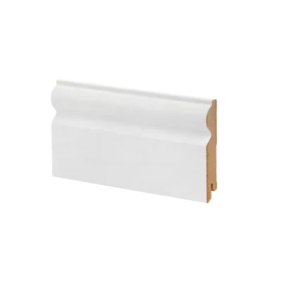 Плинтус напольный МДФ белый К-09 Ликорн 97х16 мм