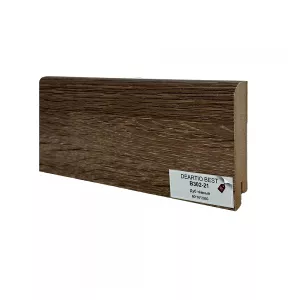 Плинтус напольный МДФ Ликорн B302-21 Дуб темный 80х16х2050 мм