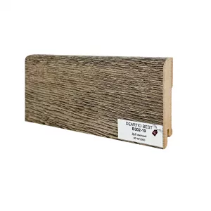 Плинтус напольный МДФ Ликорн B302-19 Дуб жженый 80х16х2050 мм