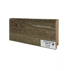 Плинтус напольный МДФ Ликорн B302-18 Дуб антрацит 80х16х2050 мм