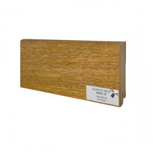 B302-15 Дуб желтый напольный плинтус МДФ Deartio