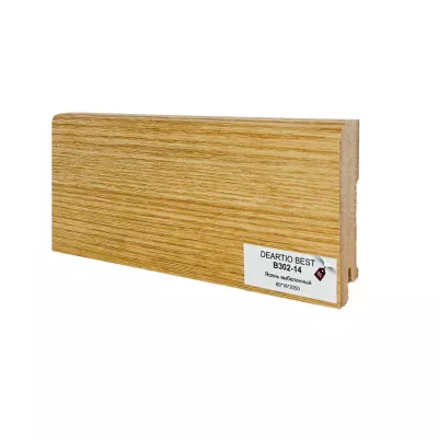 B302-14 Ясень выбеленный напольный плинтус МДФ Deartio
