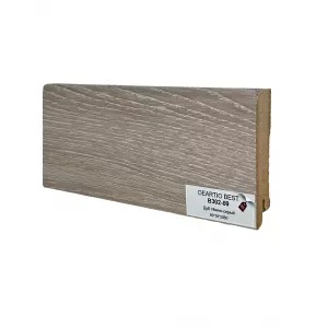 Плинтус напольный МДФ Ликорн B302-09 Дуб темно-серый 80х16х2050 мм