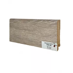 Плинтус напольный МДФ Ликорн B302-08 Дуб серый 80х16х2050 мм