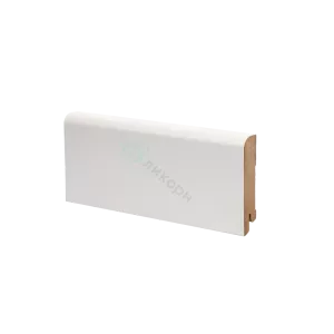 Плинтус напольный МДФ Ликорн К-02 Белый 80х16х2050 мм