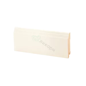 Плинтус напольный МДФ Ликорн К-26 Кремовый (Магнолия) 80х16х2050 мм