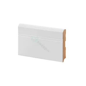 Плинтус напольный МДФ Ликорн К-07 Белый 108х16х2050 мм