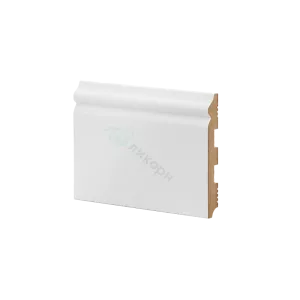 Плинтус напольный МДФ Ликорн К-08 Белый 137х18х2050 мм