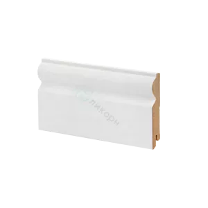 Плинтус напольный МДФ Ликорн К-09 Белый 97х16х2050 мм