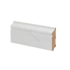 Плинтус напольный МДФ белый К-11 Ликорн 80х22 мм