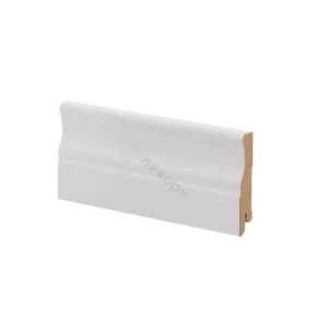 Плинтус напольный МДФ Ликорн К-14 Белый 82х16х2050 мм