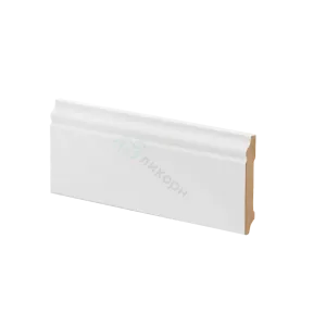 Плинтус напольный МДФ Ликорн К-17 Белый 70х12х2050 мм