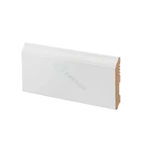 Плинтус напольный МДФ Ликорн К-18.82 Белый 82х12х2050 мм