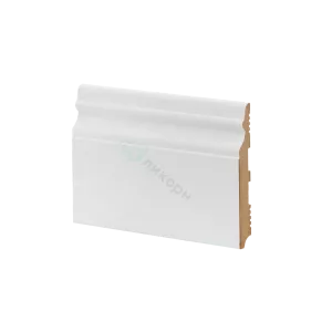 Плинтус напольный МДФ Ликорн К-24 Белый 127х16х2050 мм