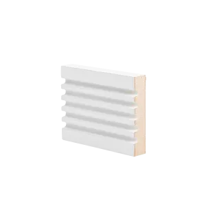 Дверной наличник МДФ грунтованный под покраску D 5.75.16 Ликорн 75x16 мм