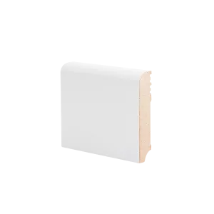 Плинтус напольный МДФ грунтованный под покраску Р 2.80.16 Ликорн 80 мм