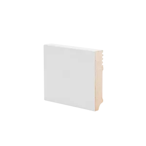 Плинтус напольный МДФ грунтованный под покраску Р 6.80.16 Ликорн 80 мм