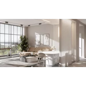 Брус декоративный МДФ Ликорн 40*110 белый матовый БД-1.110