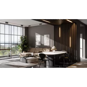 Брус декоративный МДФ Ликорн 40*70 Чёрный БД-1.70