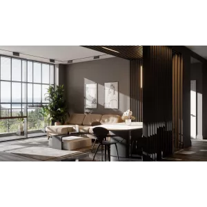 Брус декоративный МДФ Ликорн 40*110 Чёрный БД-1.110