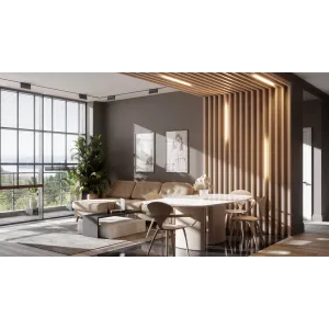 Брус декоративный МДФ Ликорн 40*70 Кремовый БД-1.70