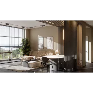 Брус декоративный МДФ Ликорн 40*110 Тёмно-серый БД-1.110