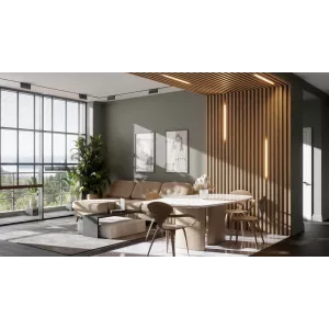 Брус декоративный МДФ Ликорн 40*40 Дуб янтарный БД-1.40