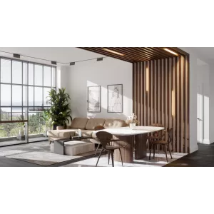 Брус декоративный МДФ Ликорн 40*70 Орех американский БД-1.70