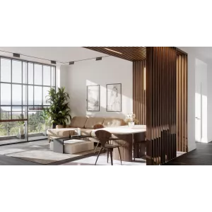 Брус декоративный МДФ Ликорн 40*110 Орех американский БД-1.110