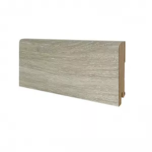 Плинтус напольный МДФ Ликорн B302-07 Дуб светло-серый 80х16х2050 мм