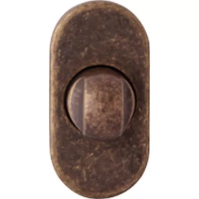 Ручки на розетке MELODIA Накладка Wc F Античная бронза